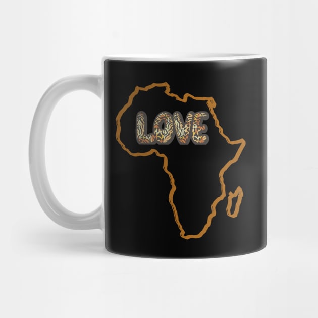 Africa Continent - brown LOVE by H.E.R.  World 